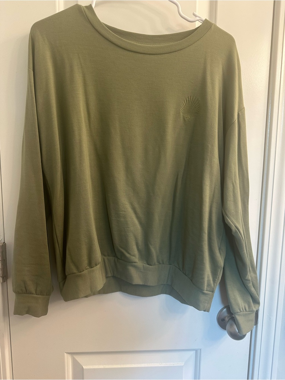 Roxy Olive Green Crewneck Sweatshirt